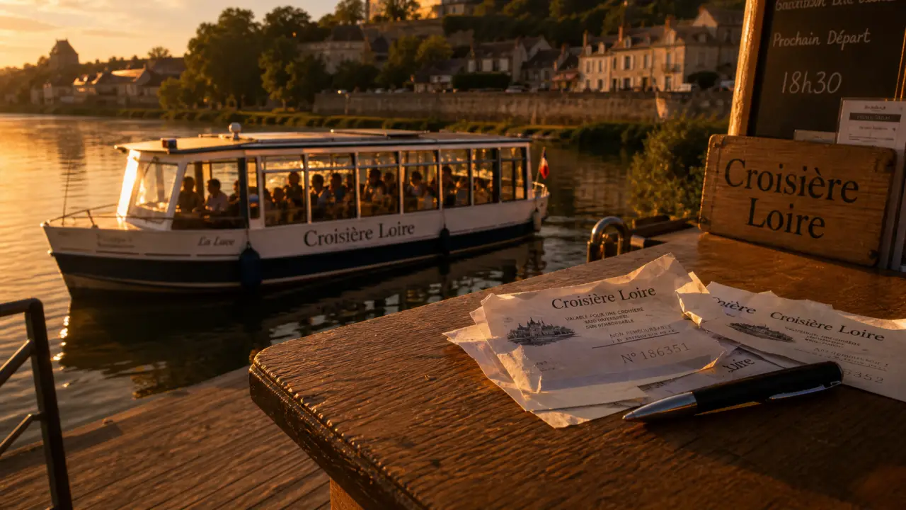 Croisière sur la Loire tarif : petit bateau sur le fleuve et billets