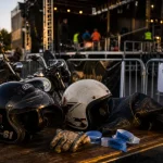 Programme festival de Luynes 2025, 11ème édition, motos et scène en montage
