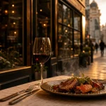 Maison des halles Tours : terrasse de restaurant, réservation