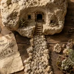 Les plus beaux villages troglodytes de france : façade troglodytique en Dordogne