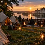 Une nuit en bivouac dans le parc du Château Royal d’Amboise