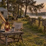 Camping La Poterie : tente et emplacements au bord de la Loire près d’Amboise