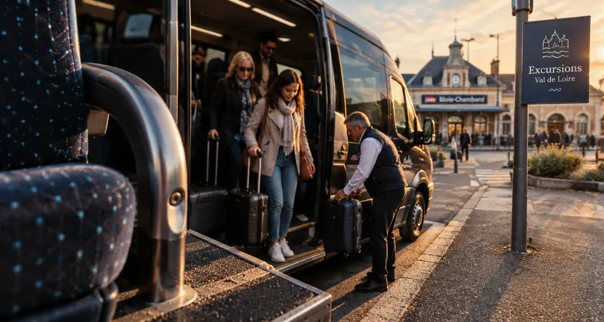 Eco shuttle blois : minibus transfert gare SNCF Blois-Chambord