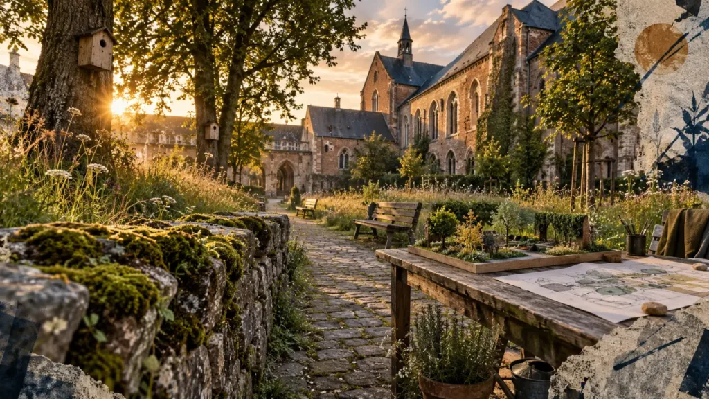 Jardin des Plantes de Saumur : patrimoine des Récollets, biodiversité et confusion avec Puygirault