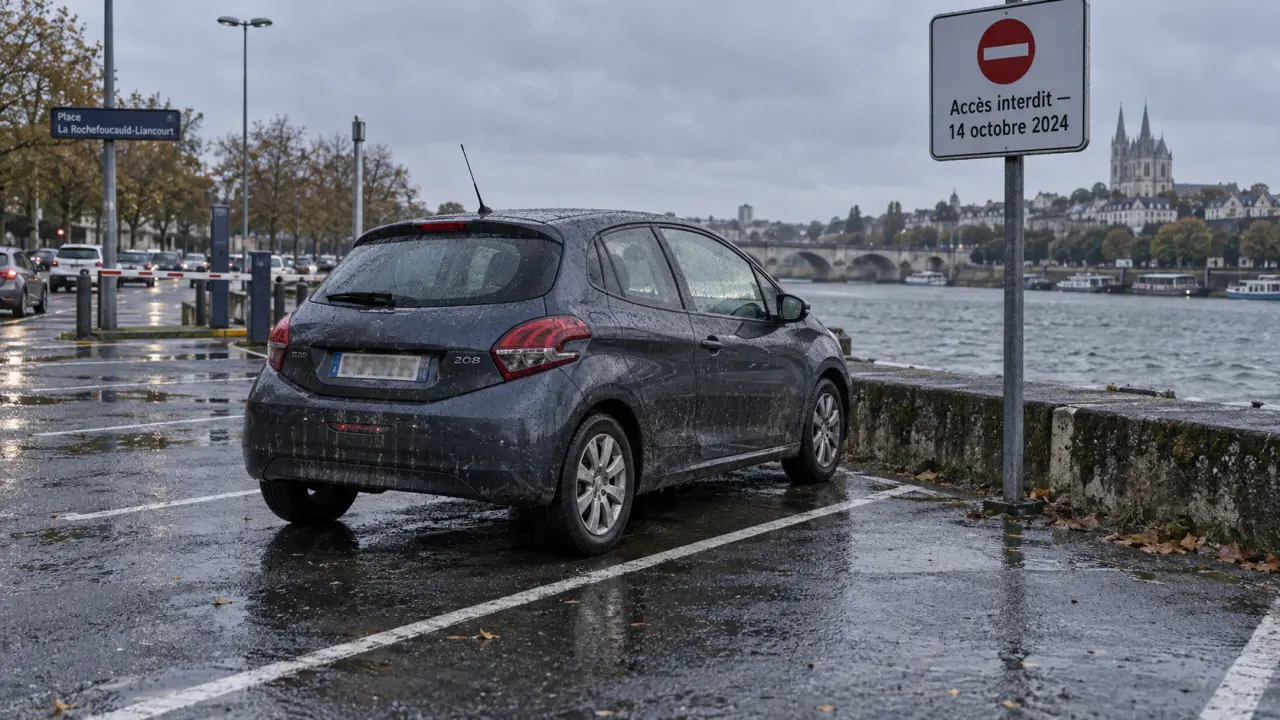 Parking la Rochefoucauld à Angers près de la Maine