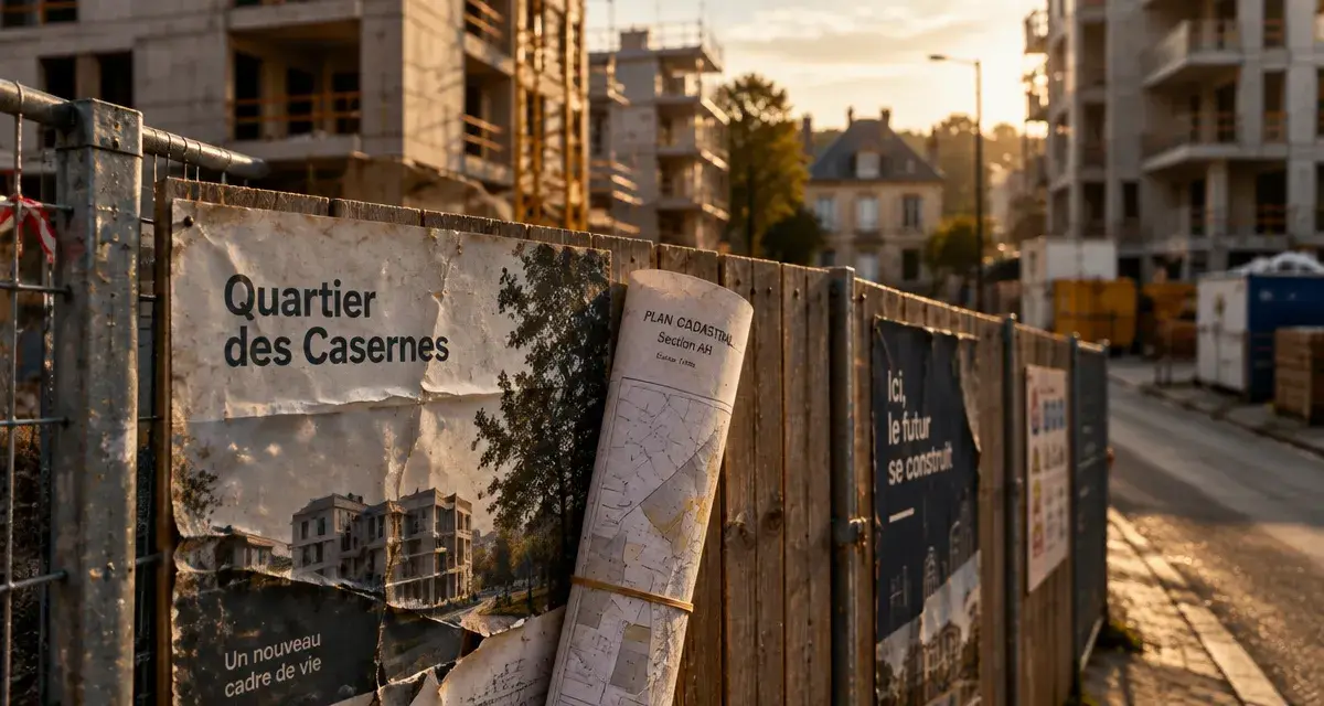 Quartier des Casernes à Tours : de l’abbaye Beaumont au nouveau quartier
